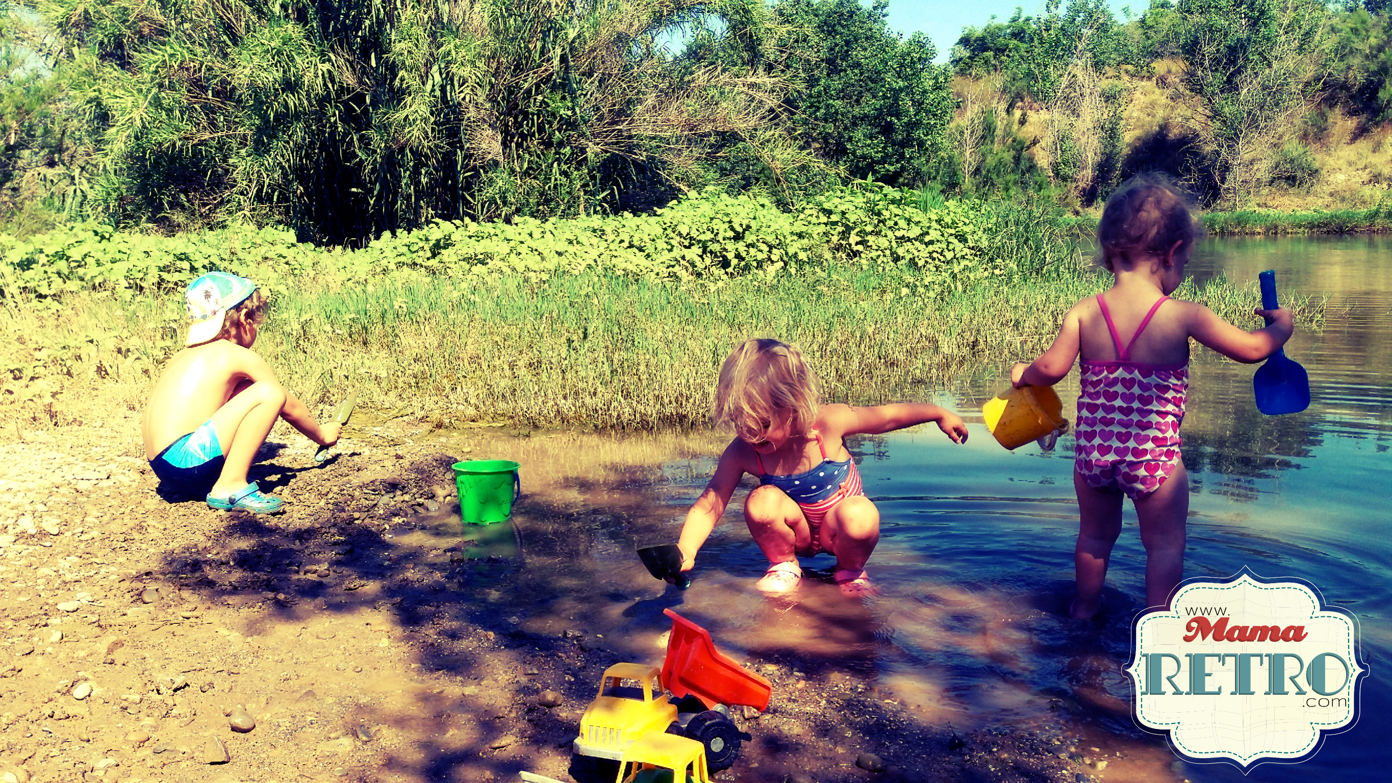 excursiones y baños son necesarios en un verano con niños