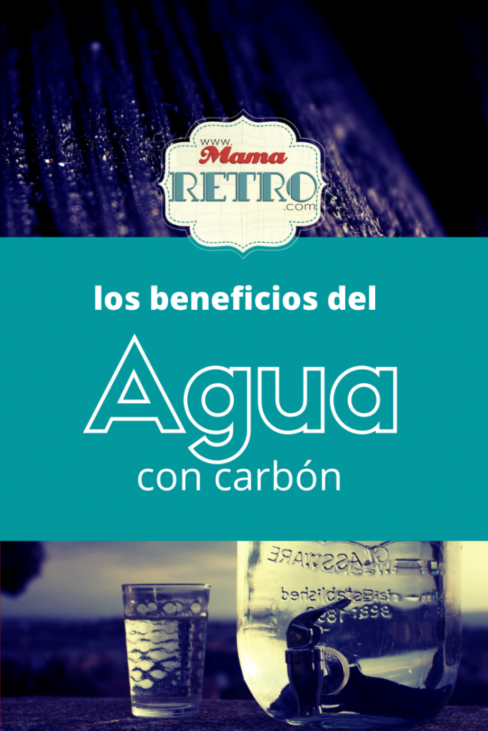 agua con carbón 