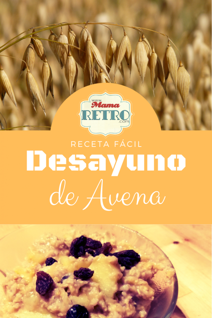 desayuno de avena sin gluten ni lácteos