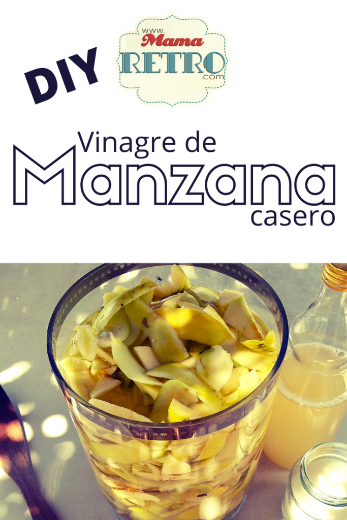 Crea tu propio vinagre casero con agua, azúcar y manzanas