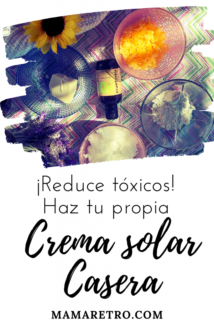 Haz tu propia crema solar casera. No más tóxicos. 