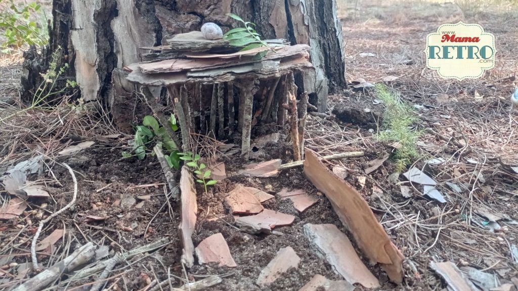 Una casita de hadas para hacer en el bosque con los niños