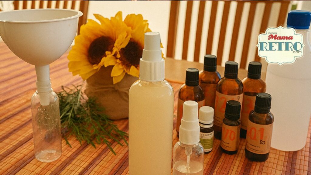 Repelente de mosquitos natural casero - aceites esenciales, diy - mamaretro.com